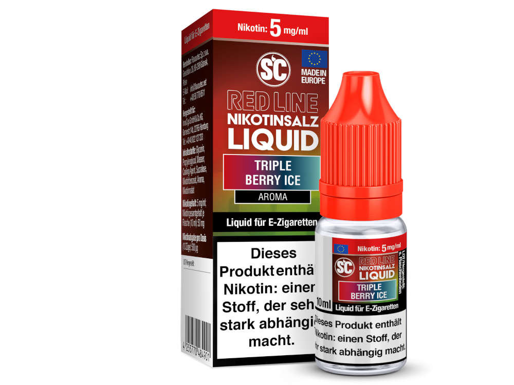 SC - Red Line - Triple Berry Ice - Nikotinsalz Liquid 5 mg/ml