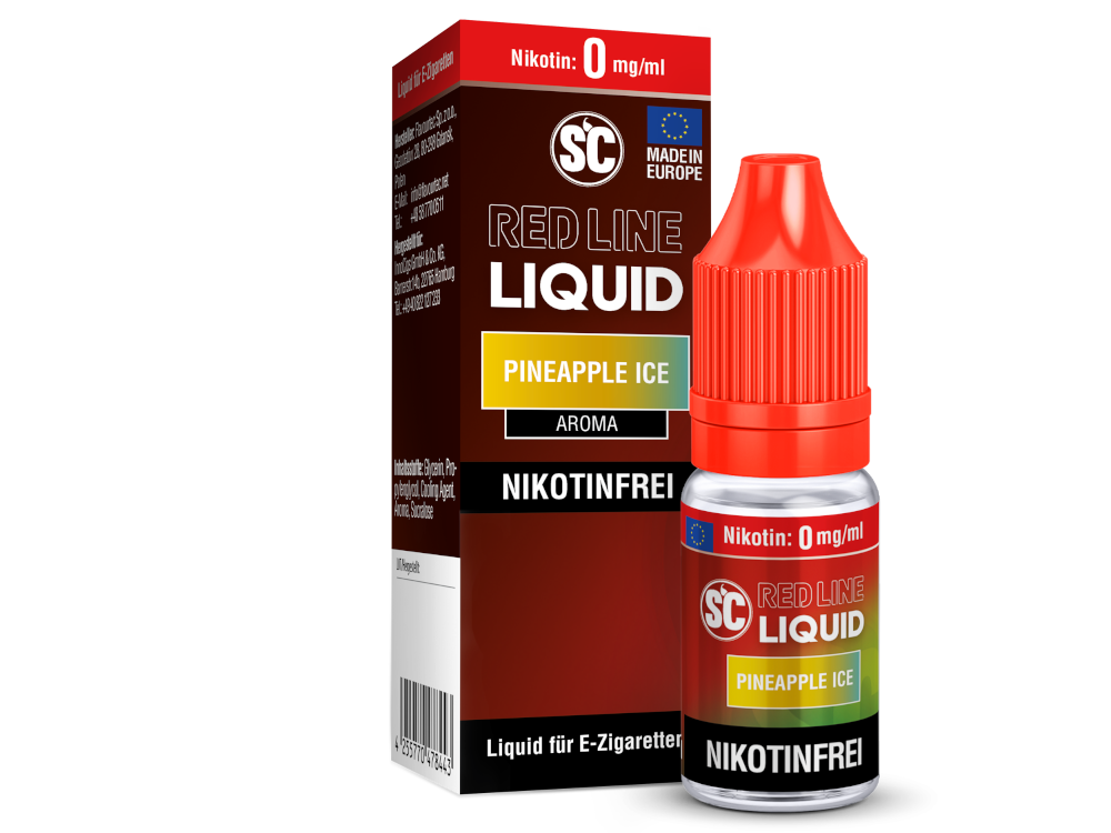 SC - Red Line - Pineapple Ice - Nikotinsalz Liquid 0 mg/ml