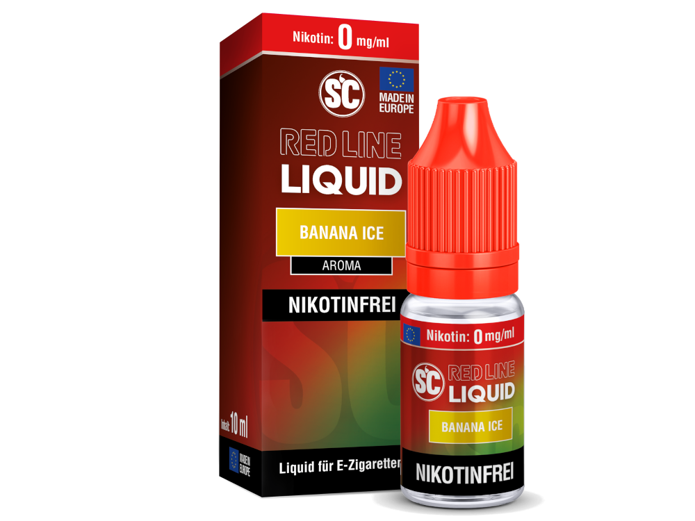 SC - Red Line - Banana Ice - Nikotinsalz Liquid 0 mg/ml