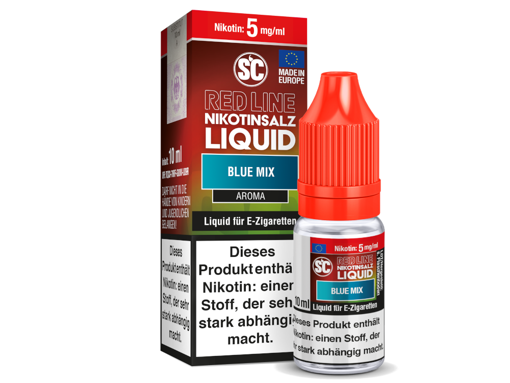 SC - Red Line - Blue Mix - Nikotinsalz Liquid 5 mg/ml