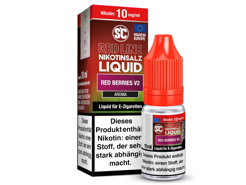 SC - Red Line - Red Berries V2 - Nikotinsalz Liquid 10 mg/ml