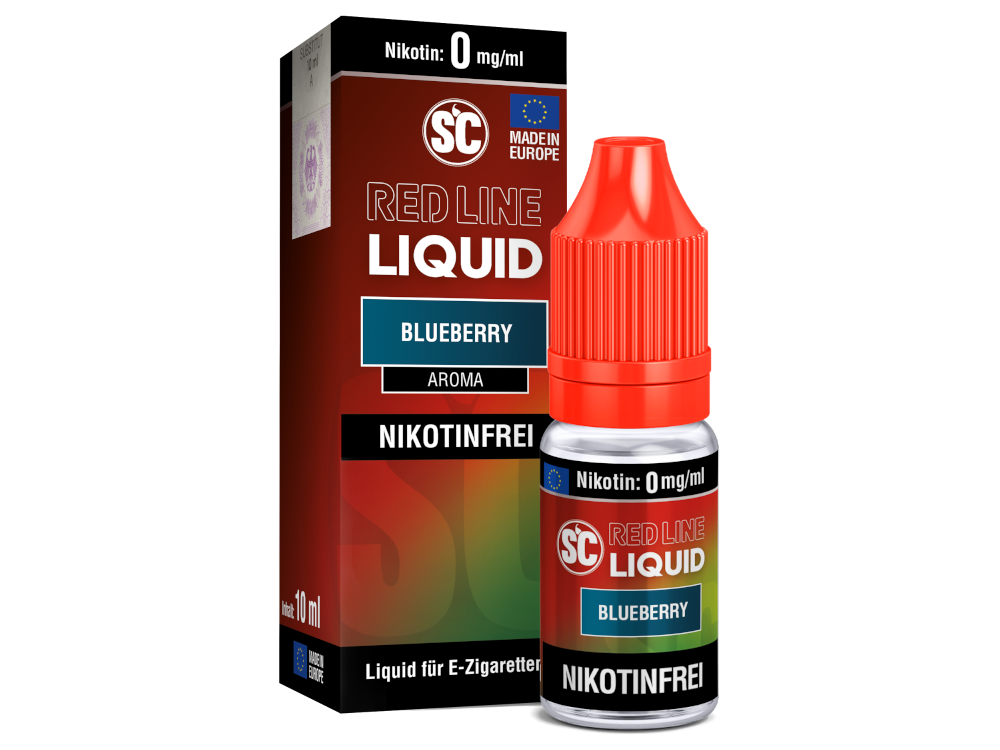 SC - Red Line Nikotin - Blueberry 0 mg/ml