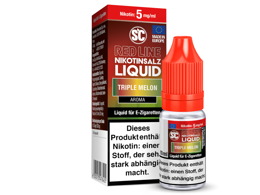SC - Red Line - Triple Melon - Nikotinsalz Liquid 5 mg/ml