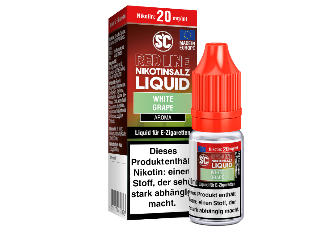 SC - Red Line - White Grape - Nikotinsalz Liquid 20 mg/ml