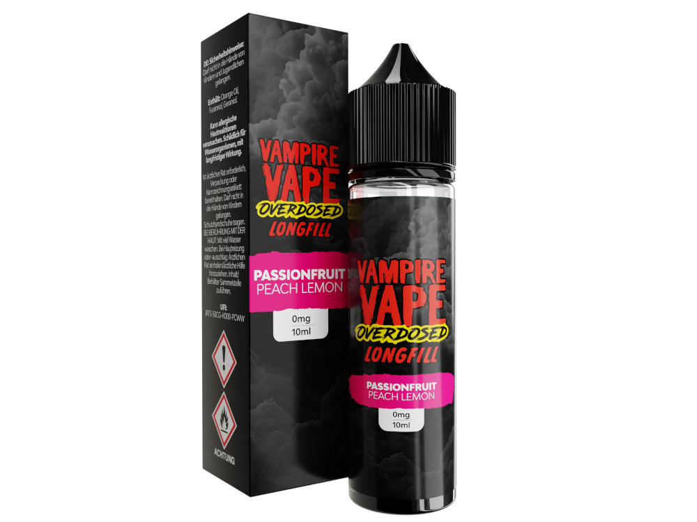 Vampire Vape - Overdosed - Aroma Passionfruit Peach Lemon 10 ml