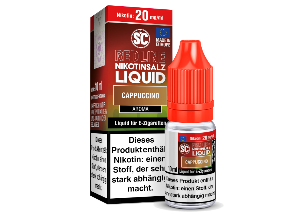 SC - Red Line - Cappuccino - Nikotinsalz Liquid 20 mg/ml