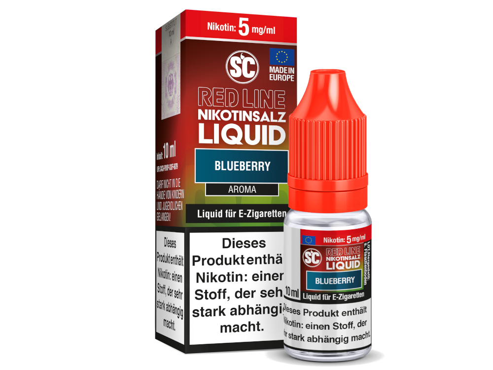 SC - Red Line - Blueberry - Nikotinsalz Liquid 5 mg/ml