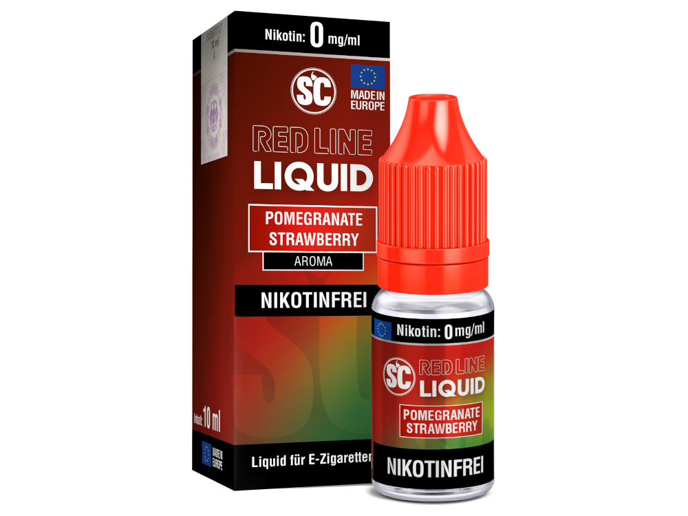 SC - Red Line Nikotin - Pomegranate Strawberry 0 mg/ml
