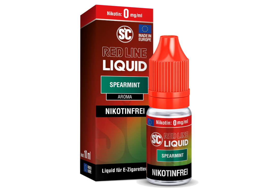 SC - Red Line - Spearmint - Nikotinsalz Liquid 0 mg/ml