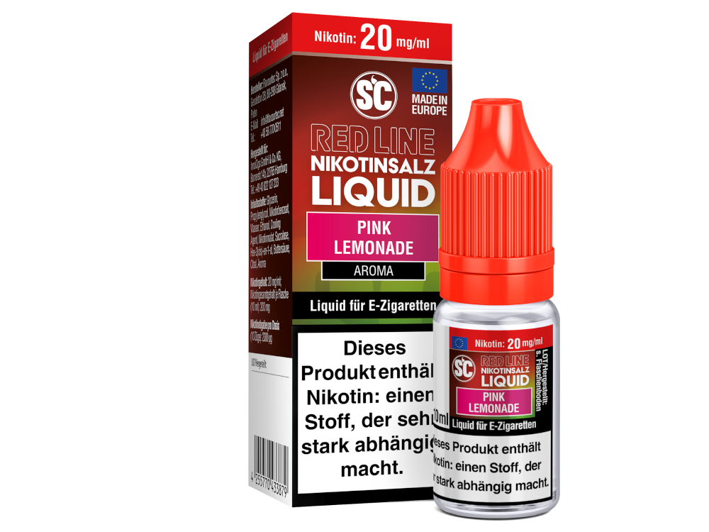 SC - Red Line - Pink Lemonade - Nikotinsalz Liquid 20 mg/ml