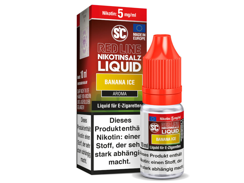 SC - Red Line - Banana Ice - Nikotinsalz Liquid 5 mg/ml