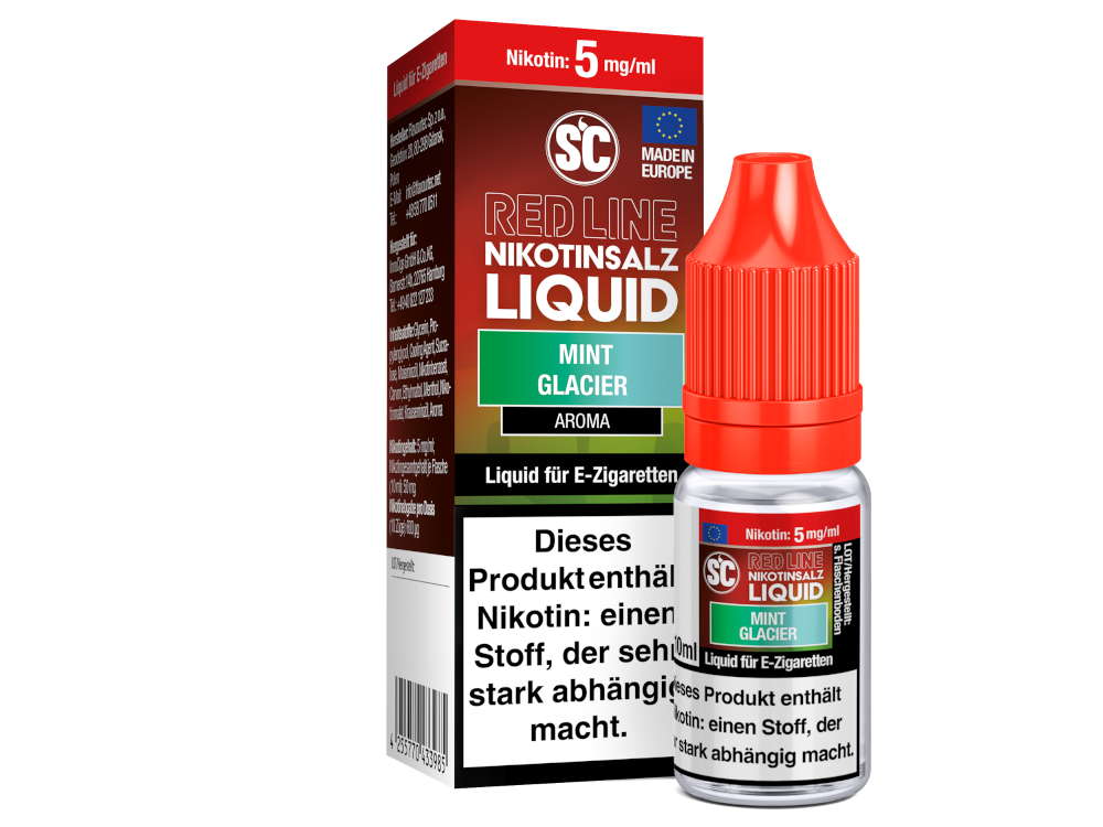 SC - Red Line - Mint Glacier - Nikotinsalz Liquid 5 mg/ml