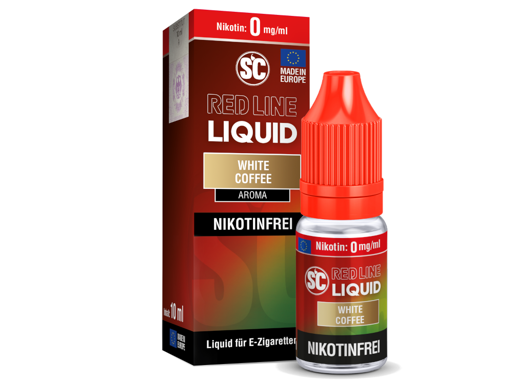 SC - Red Line - White Coffee - Nikotinsalz Liquid 0 mg/ml
