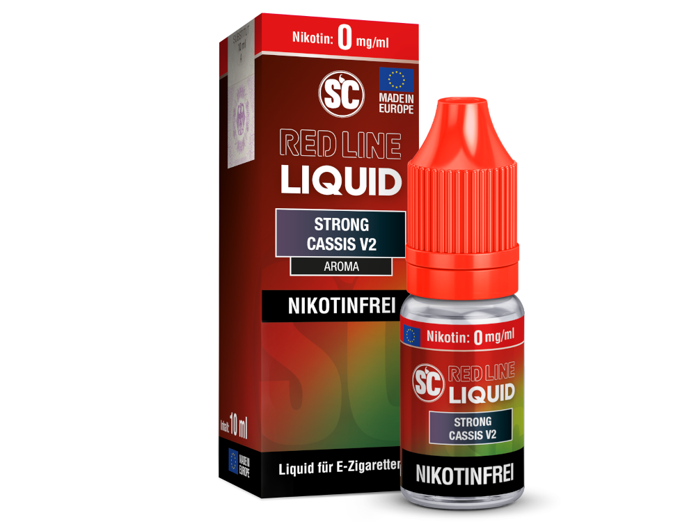 SC - Red Line - Strong Cassis V2 - Nikotinsalz Liquid 0 mg/ml