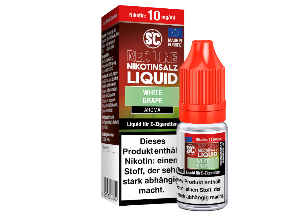 SC - Red Line - White Grape - Nikotinsalz Liquid 10 mg/ml