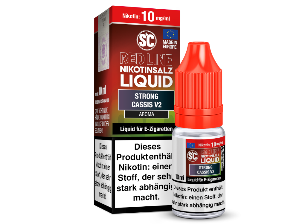 SC - Red Line - Strong Cassis V2 - Nikotinsalz Liquid 10 mg/ml