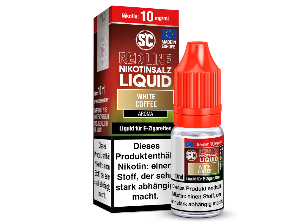 SC - Red Line - White Coffee - Nikotinsalz Liquid 10 mg/ml