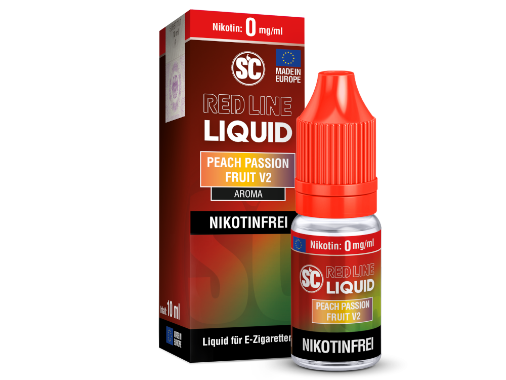 SC - Red Line - Peach Passion Fruit V2 - Nikotinsalz Liquid 0 mg/ml