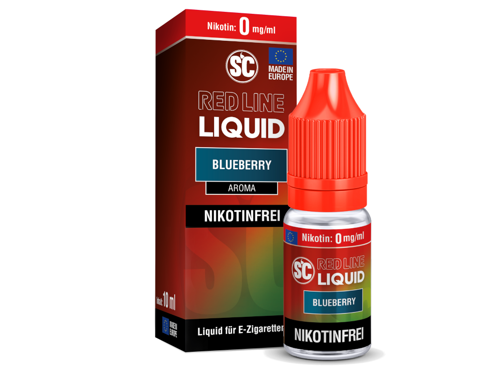 SC - Red Line - Blueberry - Nikotinsalz Liquid 0 mg/ml