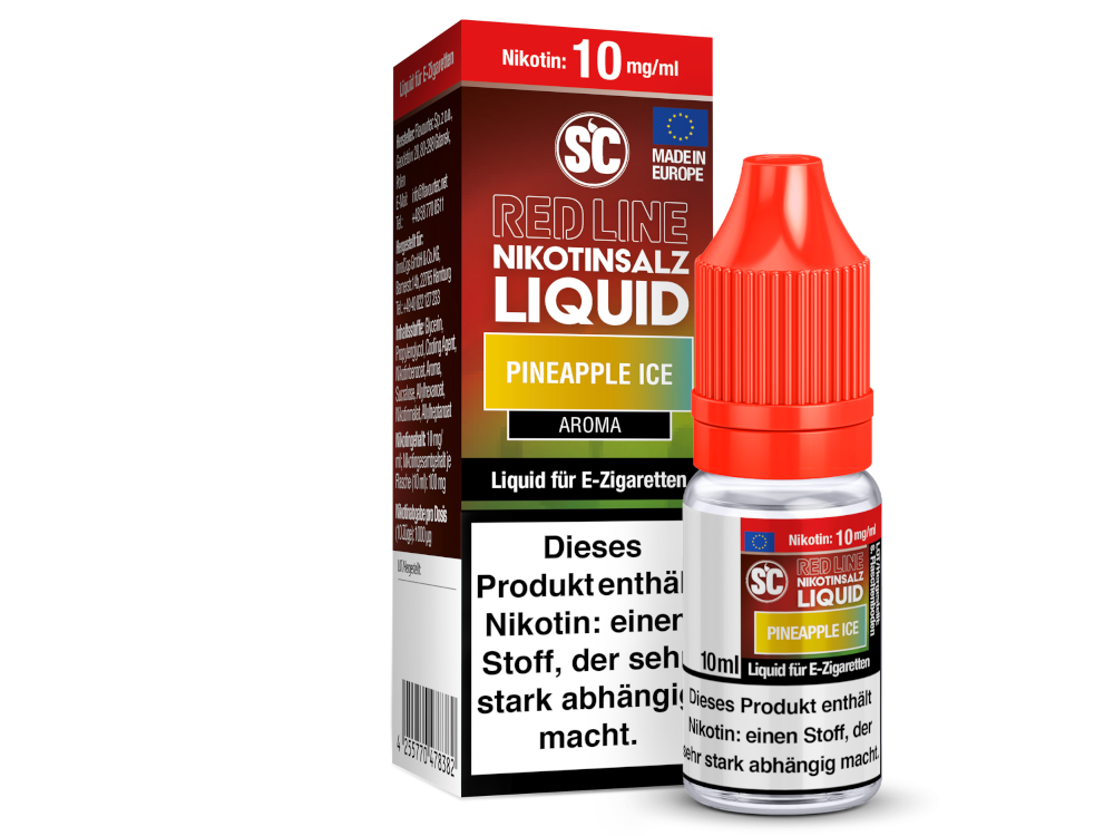 SC - Red Line - Pineapple Ice - Nikotinsalz Liquid 10 mg/ml