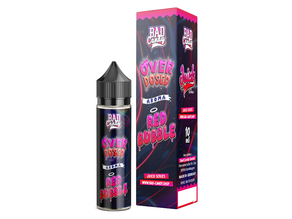 Bad Candy Liquids - Juicd - Aroma Overdosed Red Bubble 10 ml