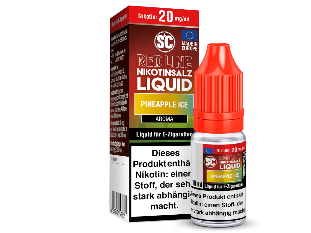 SC - Red Line - Pineapple Ice - Nikotinsalz Liquid 20 mg/ml