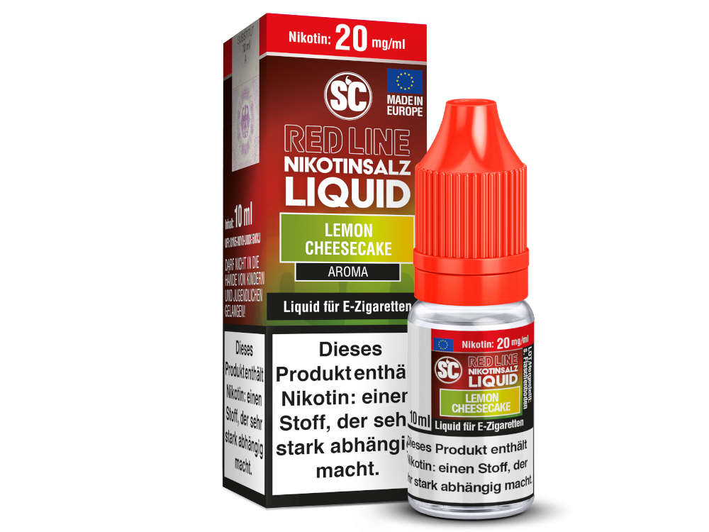 SC - Red Line - Lemon Cheesecake - Nikotinsalz Liquid 20 mg/ml