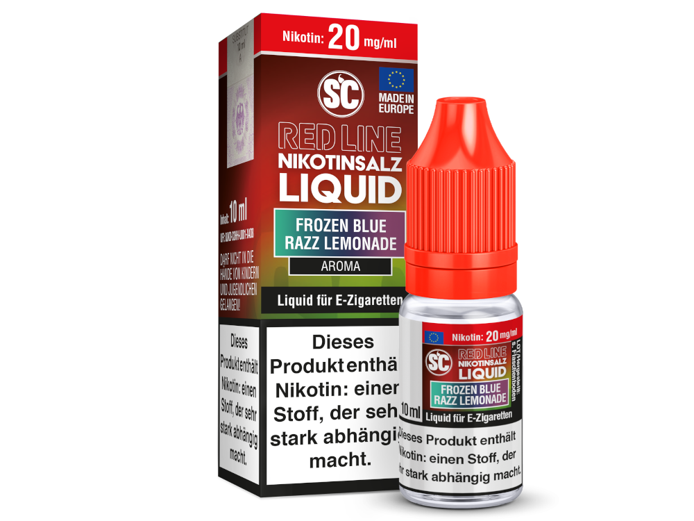 SC - Red Line - Frozen Blue Razz Lemonade - Nikotinsalz Liquid 20 mg/ml