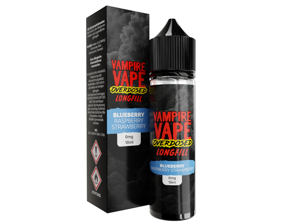 Vampire Vape - Overdosed - Aroma Blueberry Raspberry Strawberry 10 ml