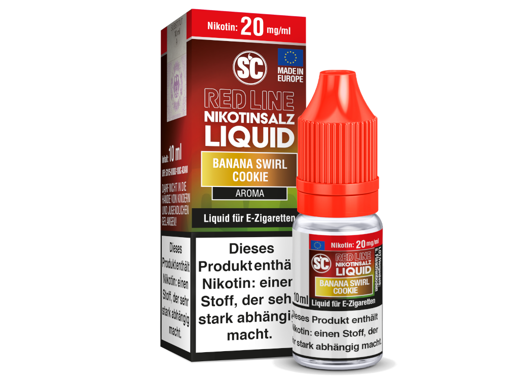 SC - Red Line - Banana Swirl Cookie - Nikotinsalz Liquid 20 mg/ml