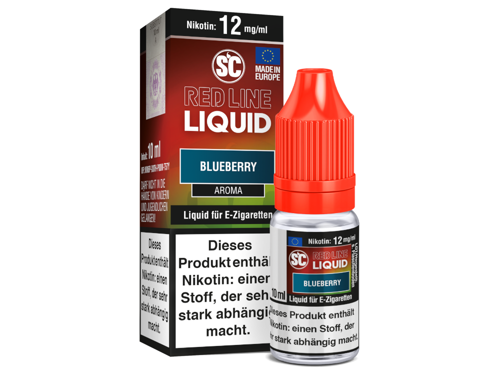 SC - Red Line Nikotin - Blueberry 12 mg/ml