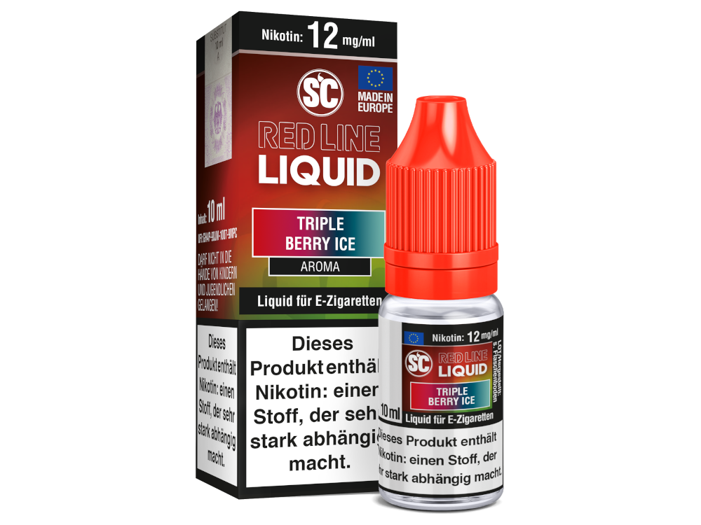 SC - Red Line Nikotin - Triple Berry Ice 12 mg/ml
