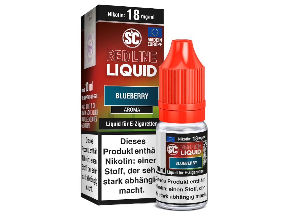 SC - Red Line Nikotin - Blueberry 18 mg/ml