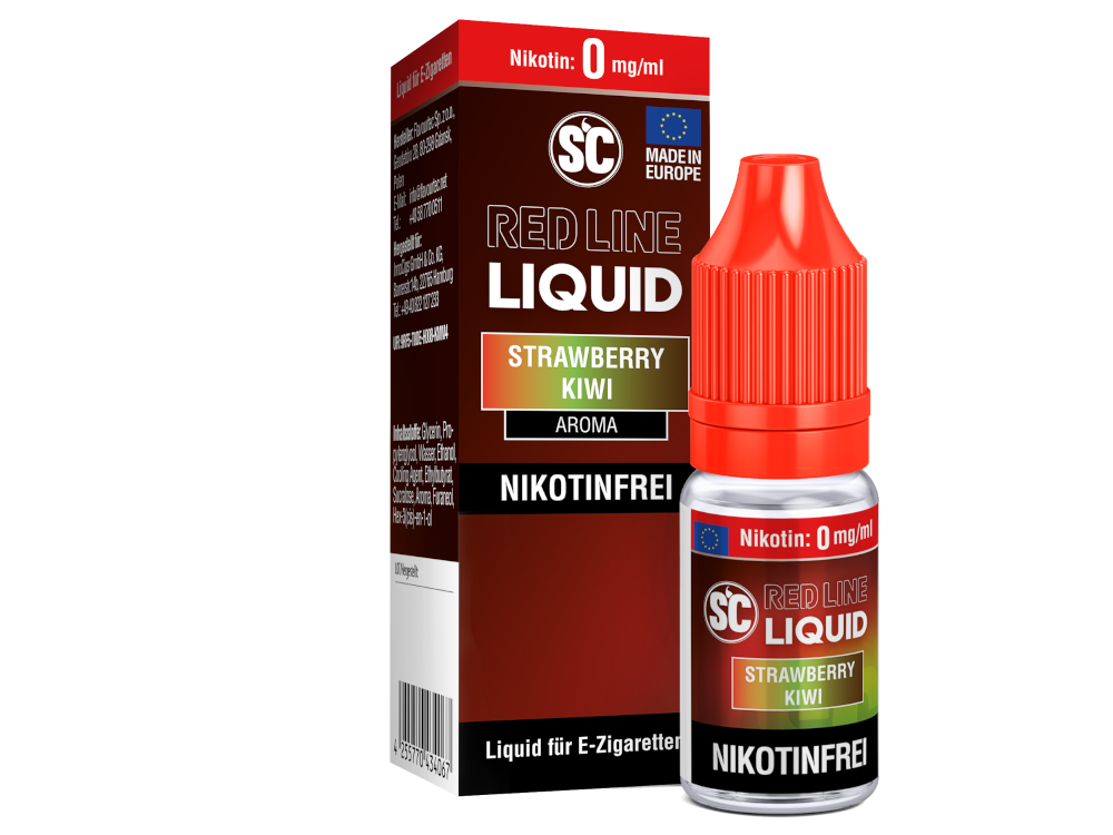 SC - Red Line - Strawberry Kiwi - Nikotinsalz Liquid 0 mg/ml