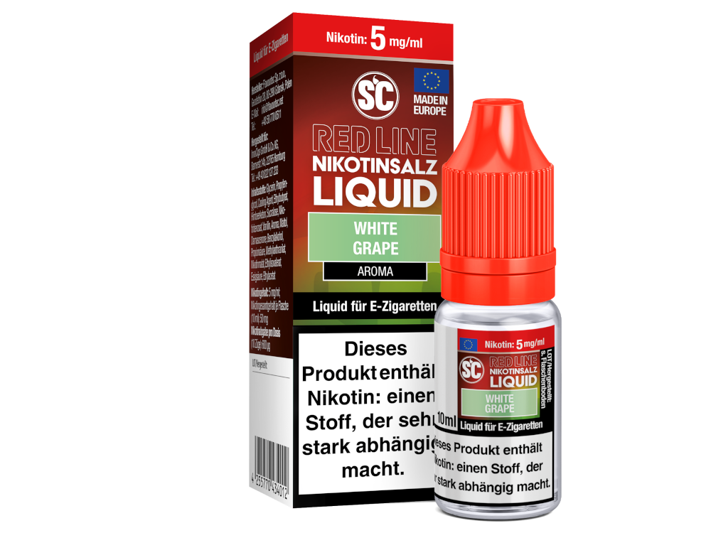 SC - Red Line - White Grape - Nikotinsalz Liquid 5 mg/ml
