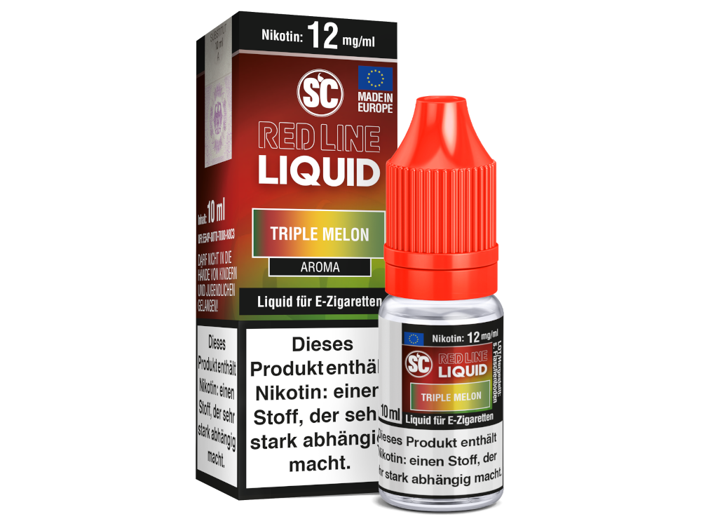 SC - Red Line Nikotin - Triple Melon 12 mg/ml