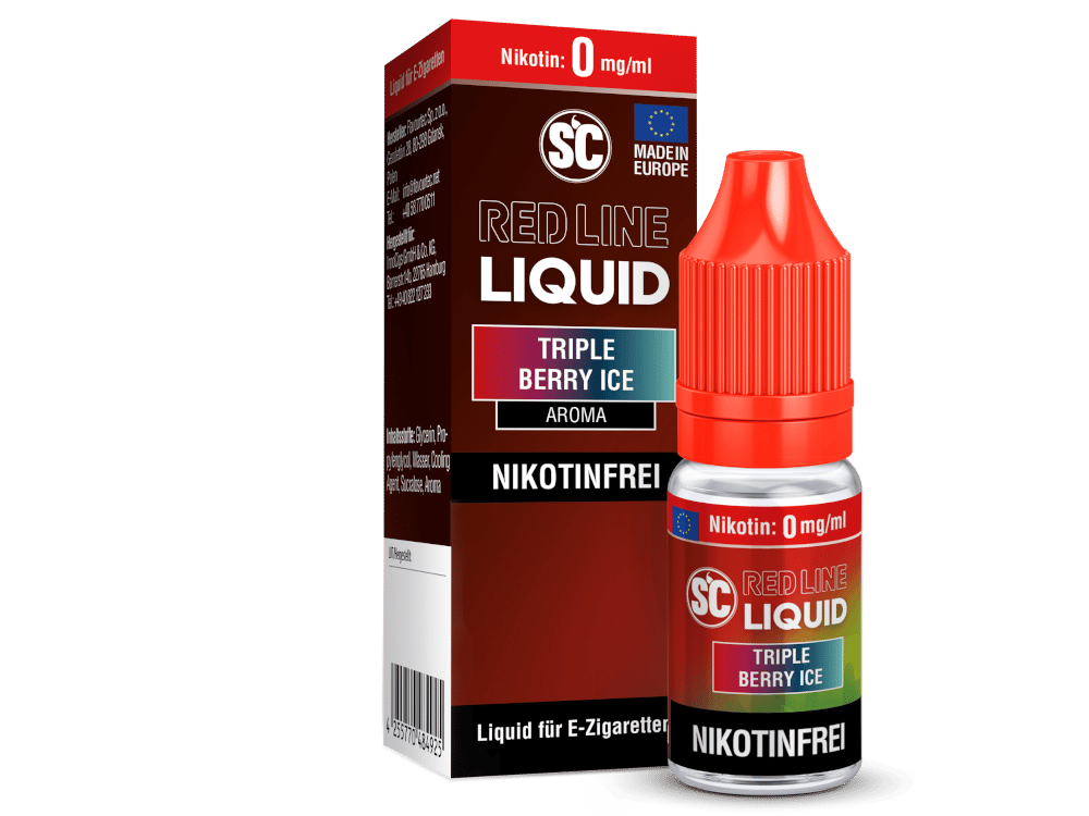 SC - Red Line - Triple Berry Ice - Nikotinsalz Liquid 0 mg/ml