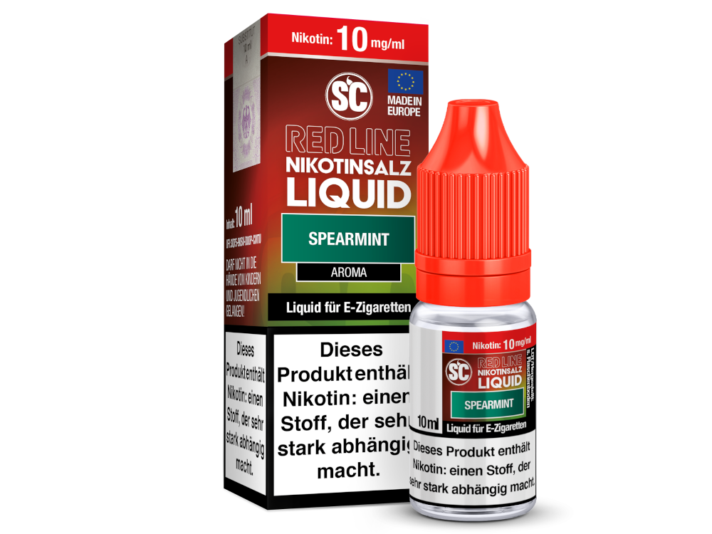 SC - Red Line - Spearmint - Nikotinsalz Liquid 10 mg/ml