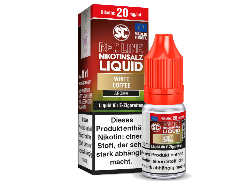 SC - Red Line - White Coffee - Nikotinsalz Liquid 20 mg/ml