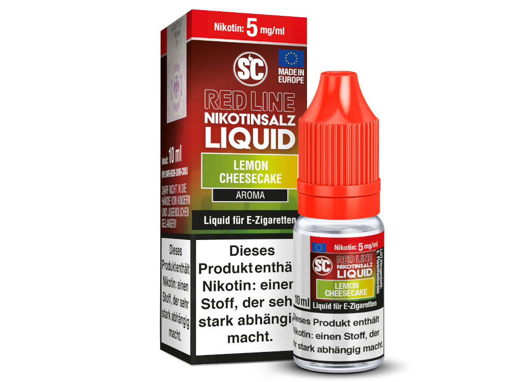 SC - Red Line - Lemon Cheesecake - Nikotinsalz Liquid 5 mg/ml