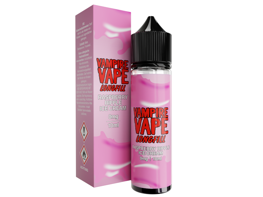Vampire Vape - Dessert Collection - Aroma Raspberry Ripple Ice Cream 10 ml