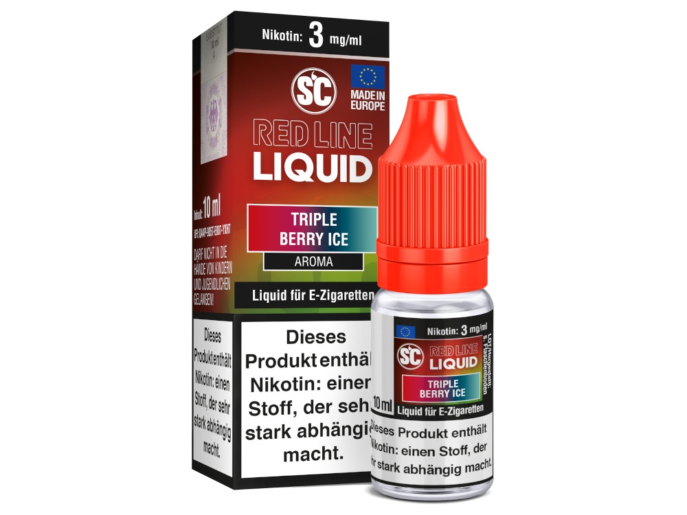 SC - Red Line Nikotin - Triple Berry Ice 3 mg/ml