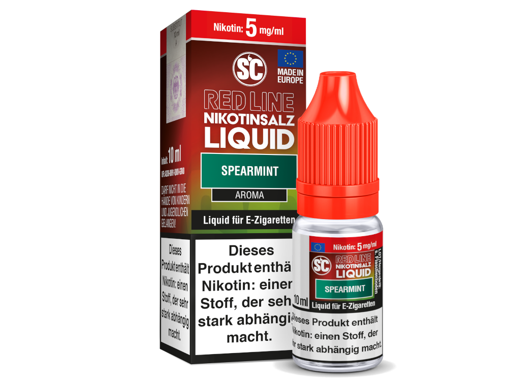 SC - Red Line - Spearmint - Nikotinsalz Liquid 5 mg/ml