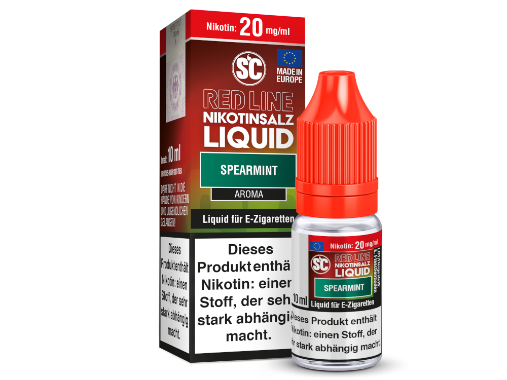 SC - Red Line - Spearmint - Nikotinsalz Liquid 20 mg/ml