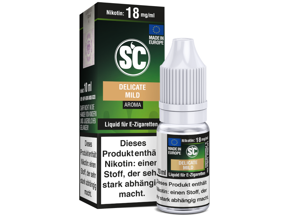 SC Liquid - Delicate Mild Tabak 6 mg/ml