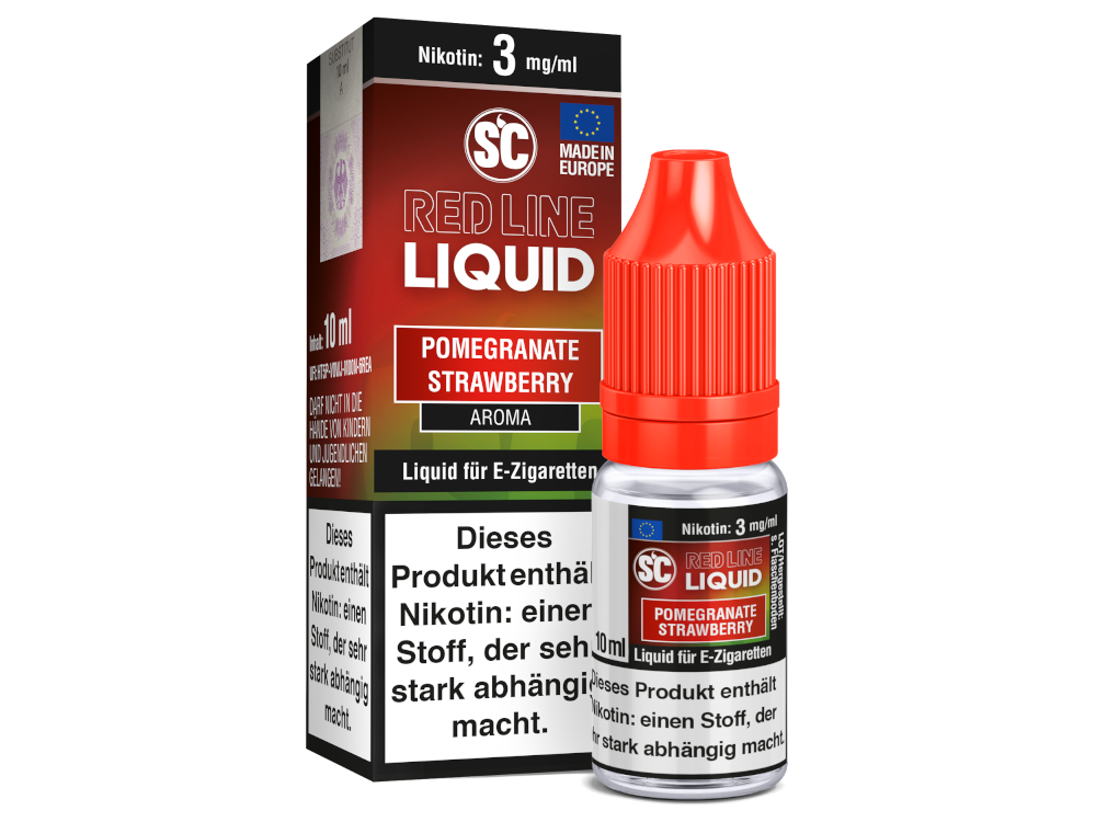 SC - Red Line Nikotin - Pomegranate Strawberry 3 mg/ml