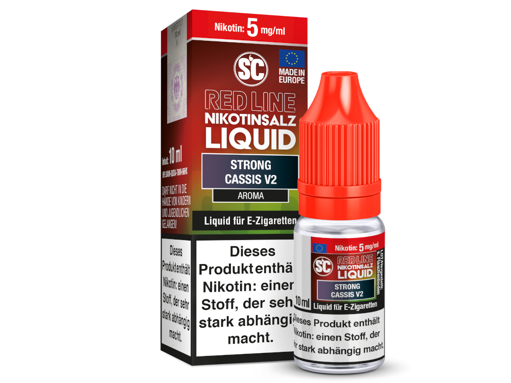 SC - Red Line - Strong Cassis V2 - Nikotinsalz Liquid 5 mg/ml