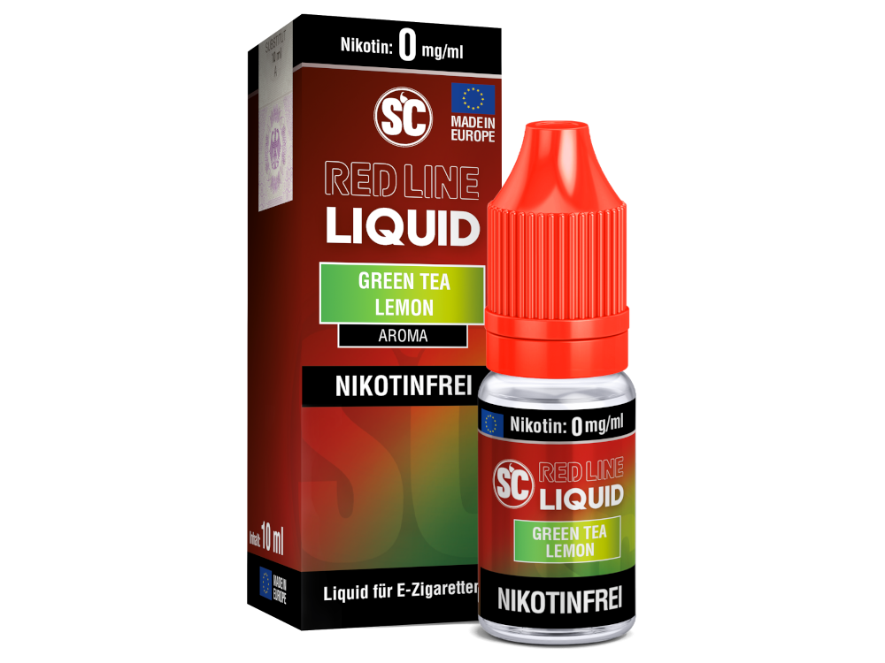 SC - Red Line Nikotin - Green Tea Lemon 0 mg/ml