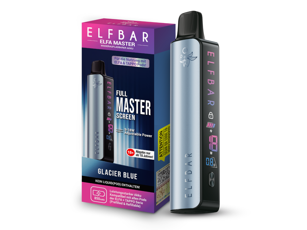Elfbar - Elfa Master Akku 850 mAh Glacier Blue